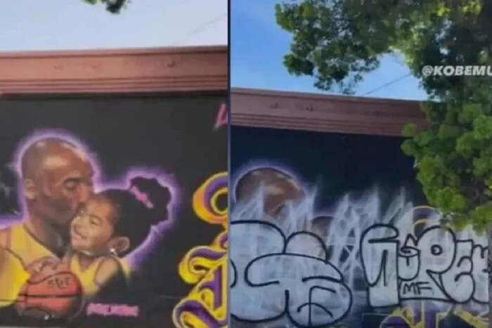 Dončić zahlte die volle Kosten für die Wiederherstellung des geschändeten Murals mit Bryant-Bild