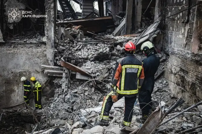 12 dni walki z ogniem. Pożar po ataku RF w Charkowie został ugaszony