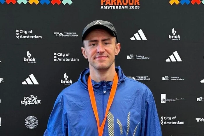 Ukrainian wins silver at the Parkour World Cup stage