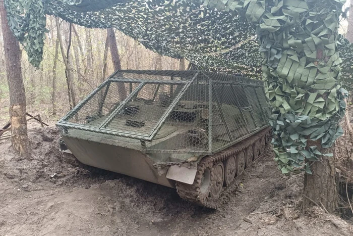 Production of armor for MT-LB armored vehicles